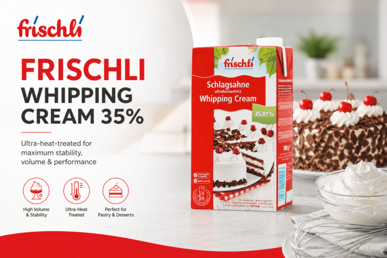 Frischli Whipping Cream 35% : A Dairy Cream for UAE Pastry & Bakery Operations