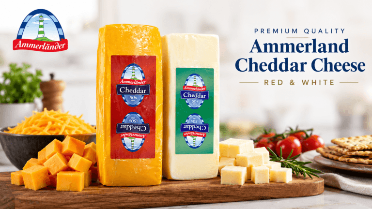 Ammerland White & Red Cheddar Cheese: Premium Cheese for UAE Food Businesses